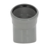 Coude 30° CR4 / CR8 Ø110 Mâle/Femelle Joint Standard Gris
