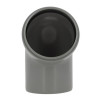 Coude 67°30 CR4 / CR8 Ø110 mm Mâle/Femelle Joint Standard Gris