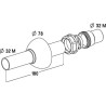 L265-sort.mur.+ros.PP blanc d32/l180 a col