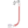 Trop plein souple annele d25 lg 355mm avec grille