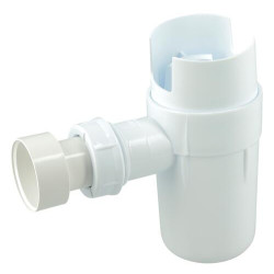 Siphon plastique Groupe de sécurité, entrée G 1", sortie G 1", douille à coller