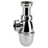 L211m-siphon lavabo regl.1 1/4 metallise