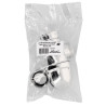 L211m-siphon lavabo regl.1 1/4 metallise