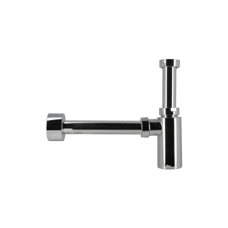 L311-Siphon de lavabo, design plastique, ABS métallisé, Ø 32/40 mm