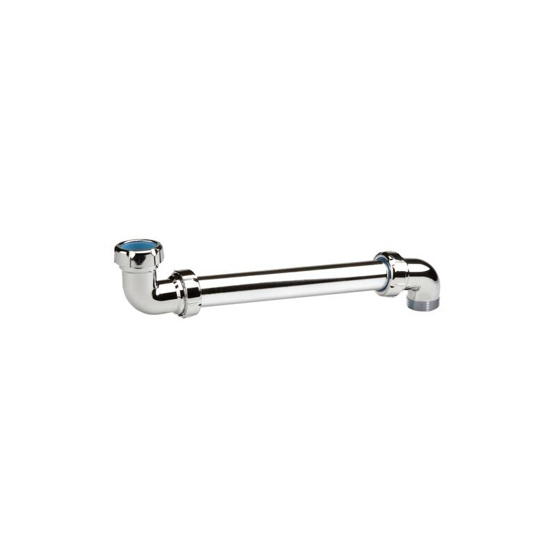 Tubulure de lavabo plastique chromé, Ø 32 mm
