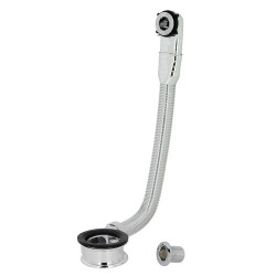 Bonde universel chrome avec intercalaire et trop plein