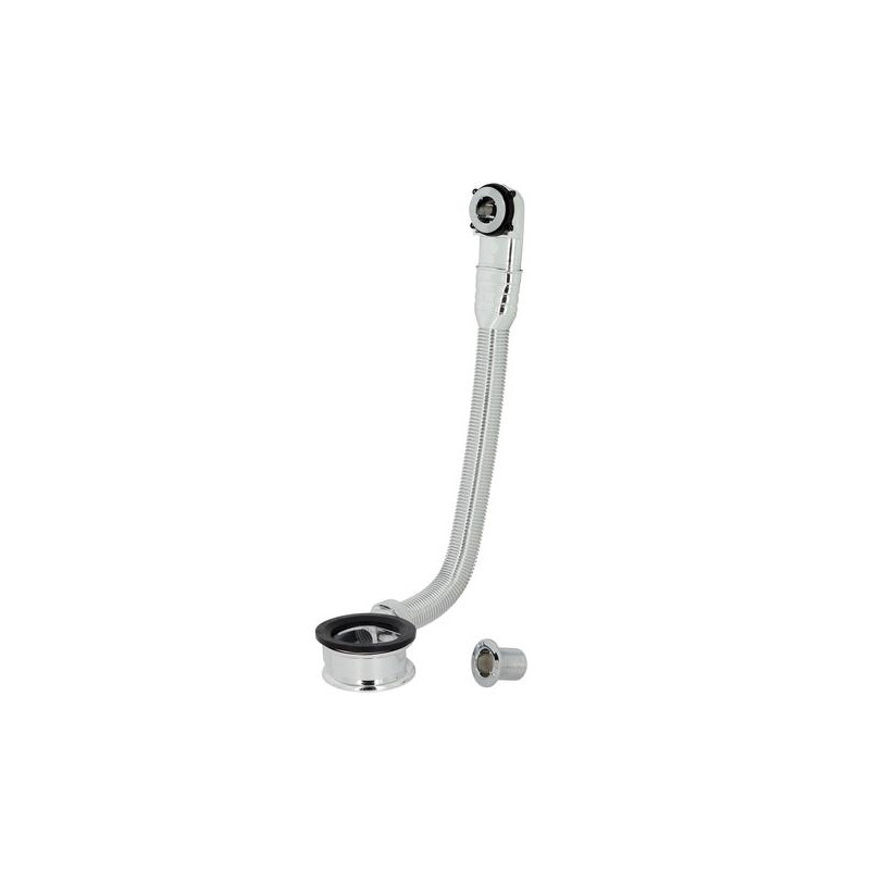 Bonde universel chrome avec intercalaire et trop plein