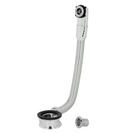 Bonde universel chrome avec intercalaire et trop plein