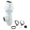 Siphon avec garde d'air pour adoucisseur et osmoseur, garde d'eau 50 mm