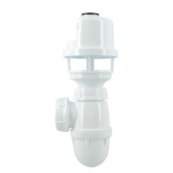 Siphon avec garde d'air pour adoucisseur et osmoseur, garde d'eau 50 mm