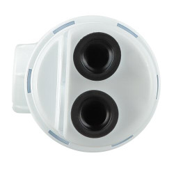 Siphon avec garde d'air pour adoucisseur et osmoseur, garde d'eau 50 mm