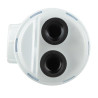 Siphon avec garde d'air pour adoucisseur et osmoseur, garde d'eau 50 mm