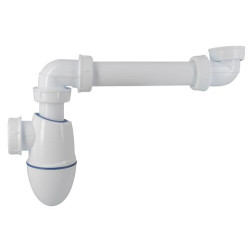 Siphon de lavabo PP EASYPHON®, à joints intégrés, Ø 32/32 mm - réf. 0202135