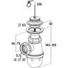 Cl217-combine lavabo a chainette