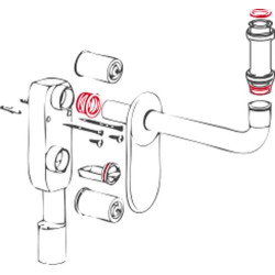 Cpmr1-siph lav deporte encastre tub lait