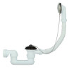 Vidage de baignoire plastique à bouchon chaînette, longeur câble 650 mm