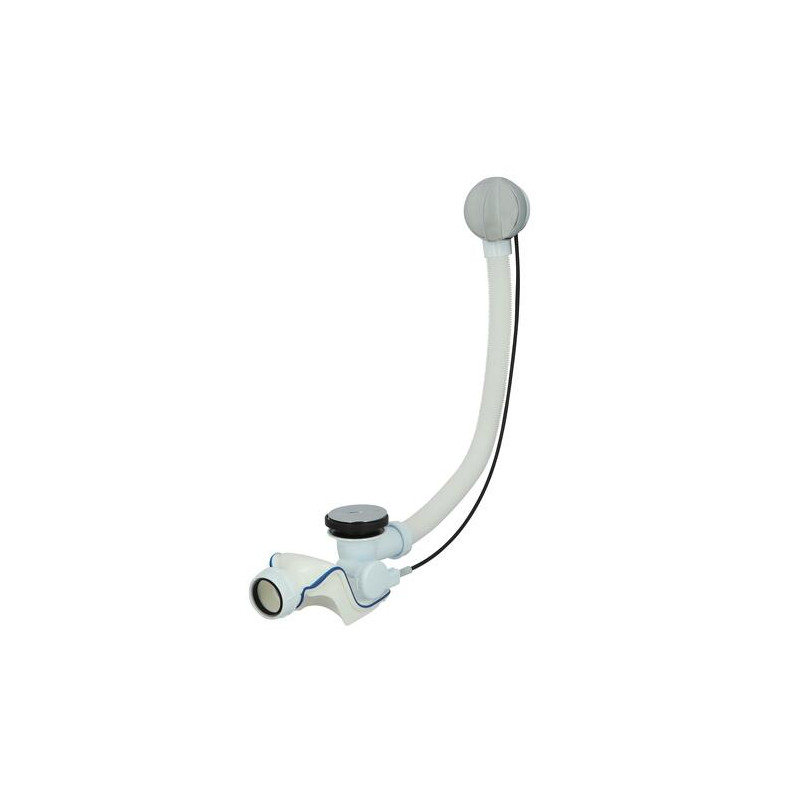 Vidage à câble VIDHOOBAIN, avec siphon ultra-plat auto-nettoyant, clapet Ø 70 mm