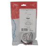 Bonde plastiqu, Ø 70 mm, éviers inox, 1 cuve, en polypropylène blanc