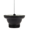 Bonde d'évier, Ø 50 mm, bouchon-chaînette, en matières recyclées