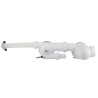 Vidage plastique pour éviers grès et synthèse 2 cuves, perçage Ø 60 mm