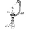 C5915-ens.comp./556+552 evier inox 1 bac