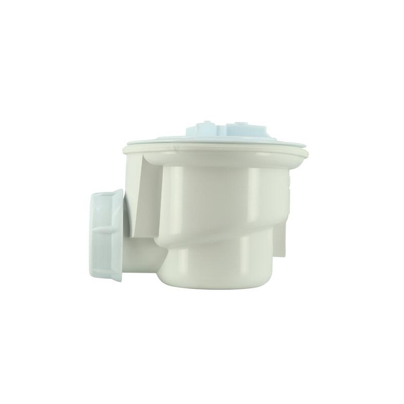 Bonde receveur de douche, sans capot, Ø 90 mm, sortie horizontale Ø 40 mm