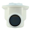 Bonde receveur de douche, sans capot, Ø 90 mm, sortie horizontale Ø 40 mm