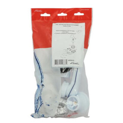 Bonde de receveurs de douche, commande à pied, clapet laiton chromé Ø 70 mm