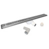 C80-caniveau platine 80cm motif lignes