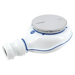 Bonde receveur de douche TURBOFLOW®2, technologie bi-matière, Ø 90, sortie Ø 40 - réf. 0205701