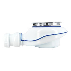 Bonde receveur de douche TURBOFLOW®2, technologie bi-matière, Ø 90, sortie Ø 40 - réf. 0205701