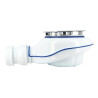 Bonde receveur de douche TURBOFLOW®2, technologie bi-matière, Ø 90, sortie Ø 40 - réf. 0205701