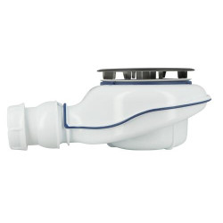 Bonde receveur de douche TURBOFLOW®2, capot ABS noir mat, Ø 90, sortie Ø 40