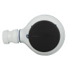 Bonde receveur de douche TURBOFLOW®2, capot ABS noir mat, Ø 90, sortie Ø 40
