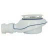 Bonde receveur de douche TURBOFLOW®2, capot ABS blanc brillant Ø 90, sortie Ø 40
