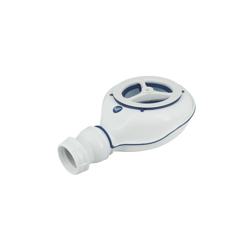 Bonde receveur de douche TURBOFLOW®2, technologie bi-matière, sans capot