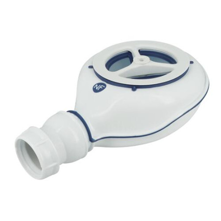 Bonde receveur de douche TURBOFLOW®2, technologie bi-matière, sans capot