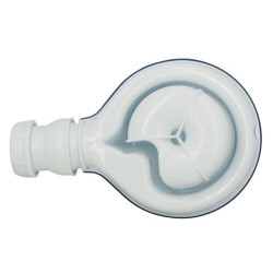 Bonde receveur de douche TURBOFLOW®2, technologie bi-matière, sans capot