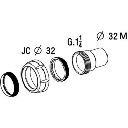 6012-douille Ø32+ecrou +joints a levres