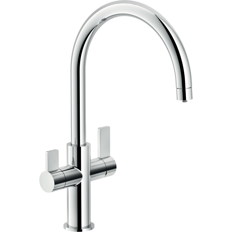 Mitigeur évier eau filtrée bec mobile FLAG chromé
