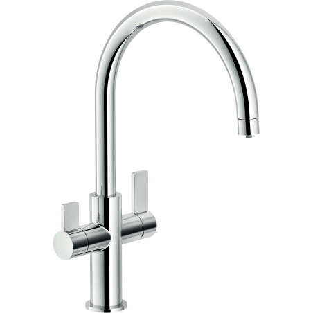 Mitigeur évier eau filtrée bec mobile FLAG chromé