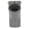 Culotte 45° CR8 Ø160/125 Mâle/Femelle Joint Fixe Gris