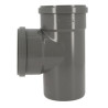 Culotte 87°30 CR4 / CR8 Ø110 mm Mâle/Femelle Joint Standard Gris
