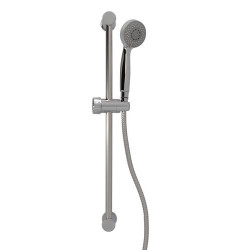 Ensemble douche sur barre Hydrosenso, LISA, chromé, 3 jets, anticalcaire, Ø 80 - réf. 0342152