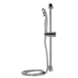 Ensemble douche sur barre Hydrosenso, LISA, chromé, 3 jets, anticalcaire, Ø 80 - réf. 0342152