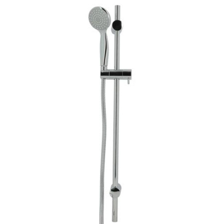 Ensemble douche sur barre Hydrosenso LANA, chromé, 1 jet, anticalcaire