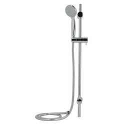 Ensemble douche sur barre Hydrosenso LANA, chromé, 1 jet, anticalcaire