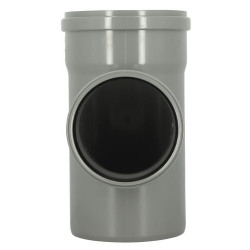 Embranchement 87°30 Ø200/160 mm Mâle/Femelle Joint Standard Gris