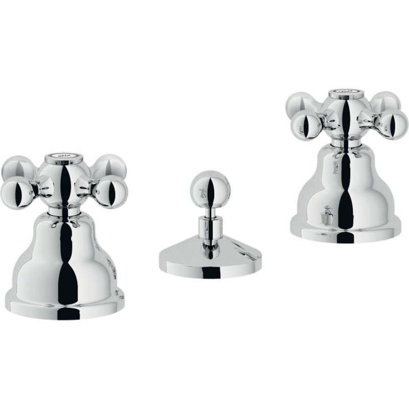 Mélangeur bidet 3 trous avec vidage GRAZIA