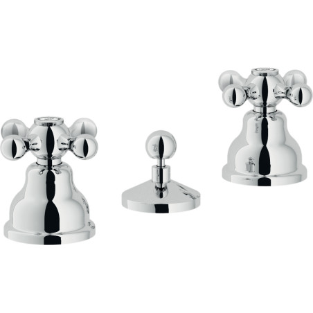 Mélangeur bidet 3 trous avec vidage GRAZIA